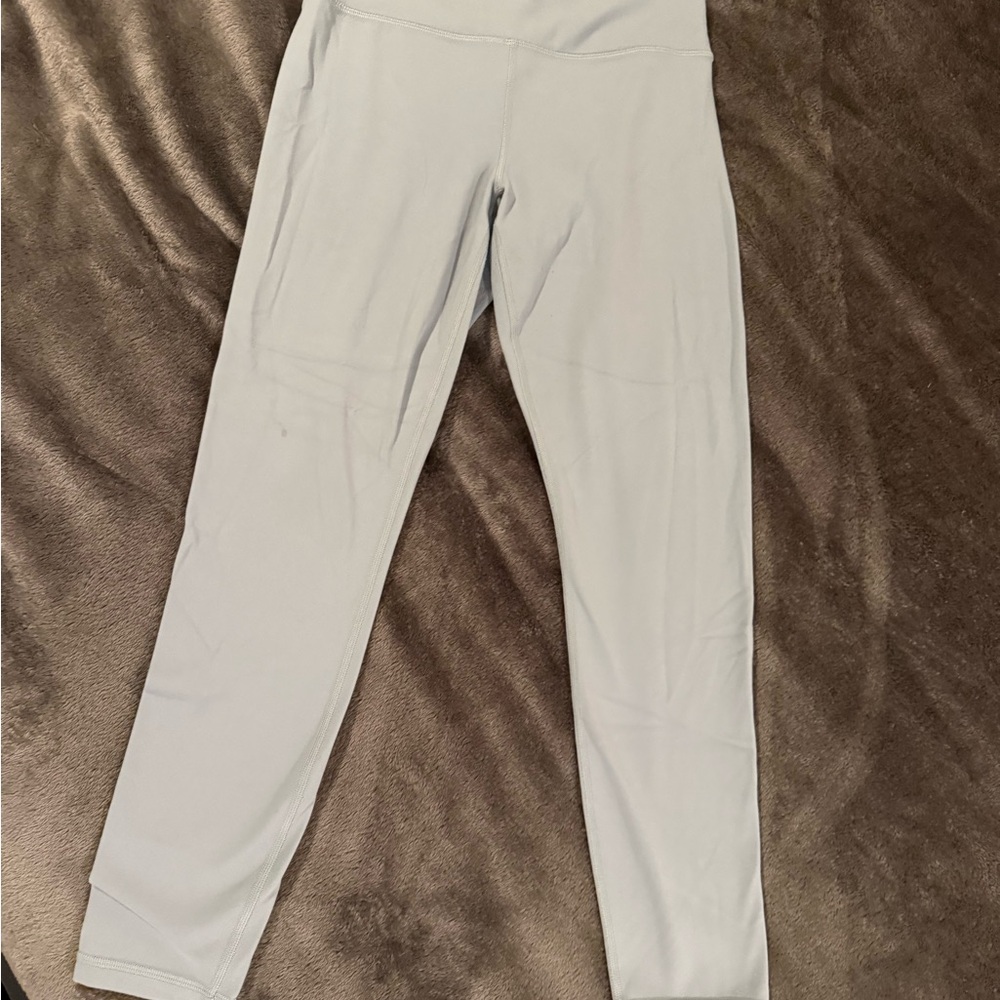Athleta Ultra High Rise Light Gray Leggings